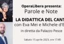 OperaLibera conduce: Parole e Note – La didattica del canto